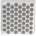 Fastcap Adhesive Cover Caps Pvc Fog Grey 9/16 in. 1 Sheet 52 Caps FC.SP.14MM.DG